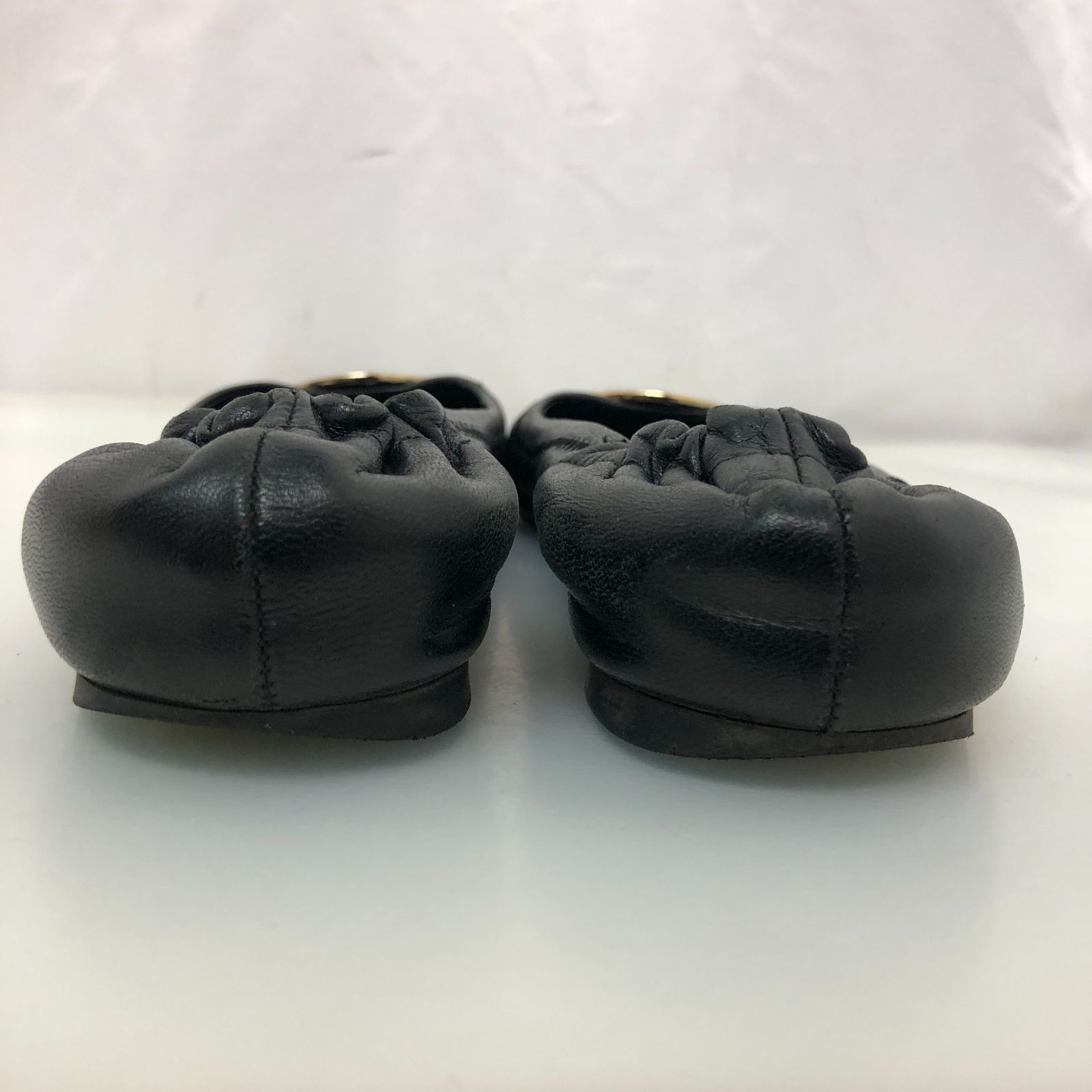 フラットシューズ ブラック