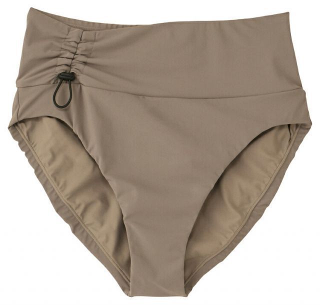 speedo スピード SF E BIKI BTMS Kストーン L SFW82332 FS | スイムウェア レディースビキニボトムス パンツ ハイウエスト仕様 ドローコード付き ストレッチ UVカット 水泳 スイミング プール ヨガ ラン 