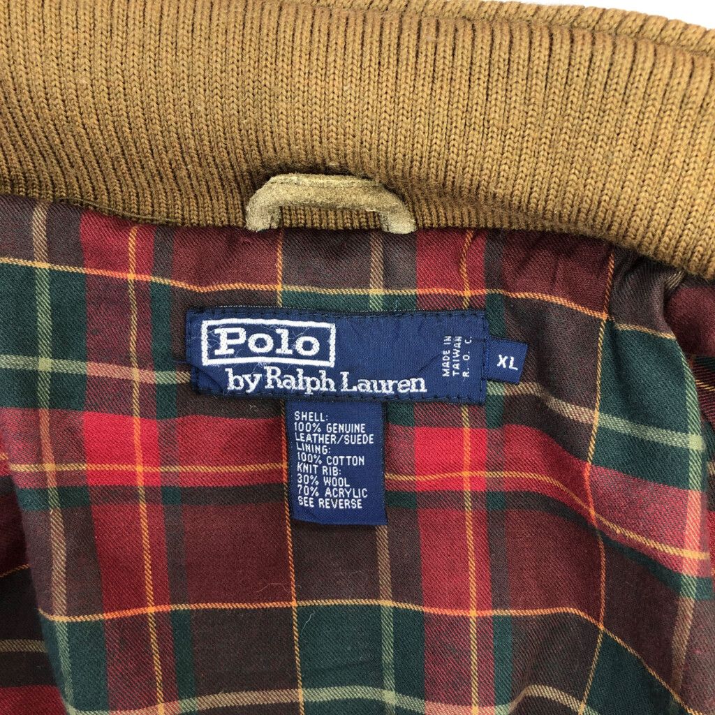 Polo by Ralph Lauren ポロ ラルフローレン レザースイングトップ
