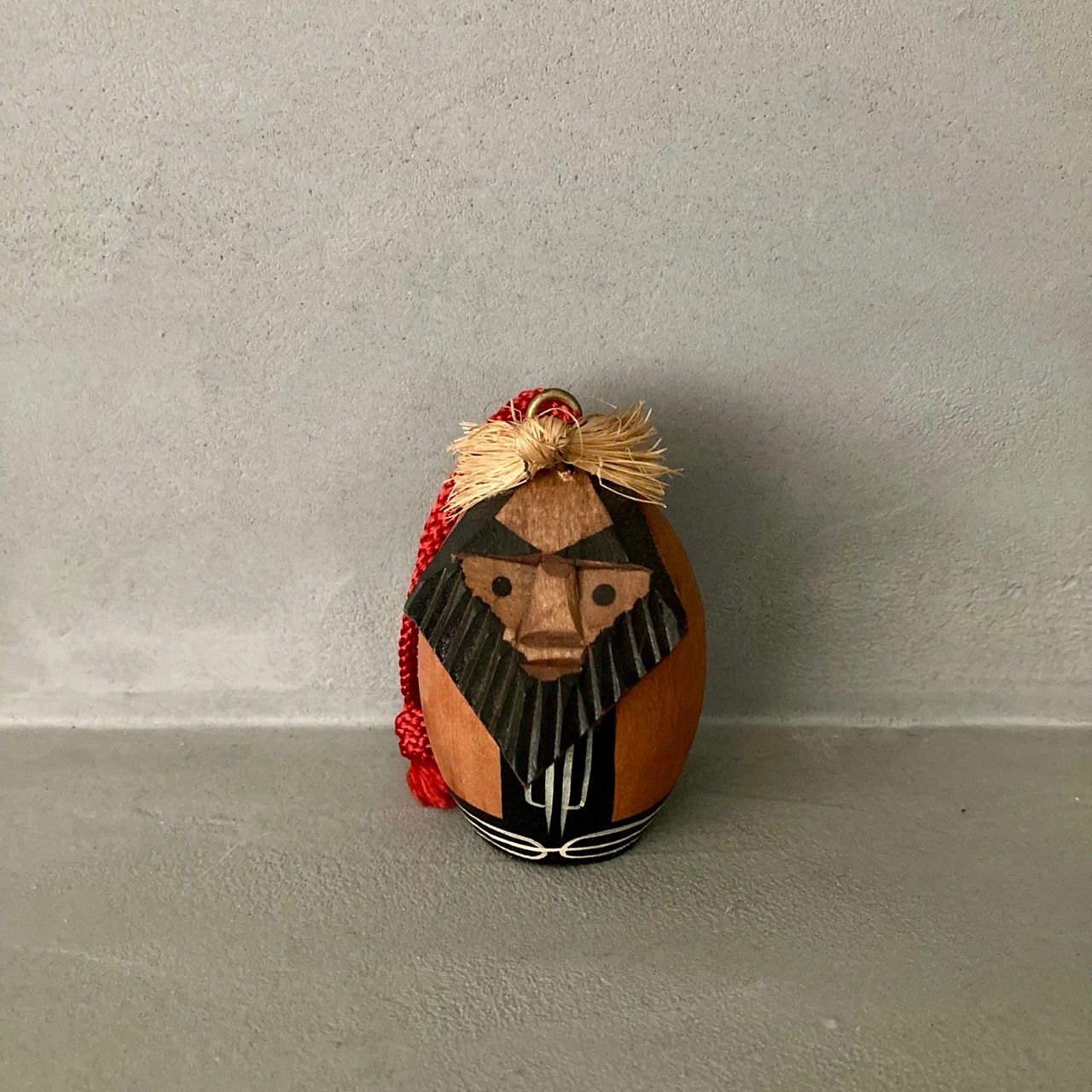 アイヌ 木製 鈴 アイヌ民芸品 北海道 木工芸品 アイヌ紋様 木彫