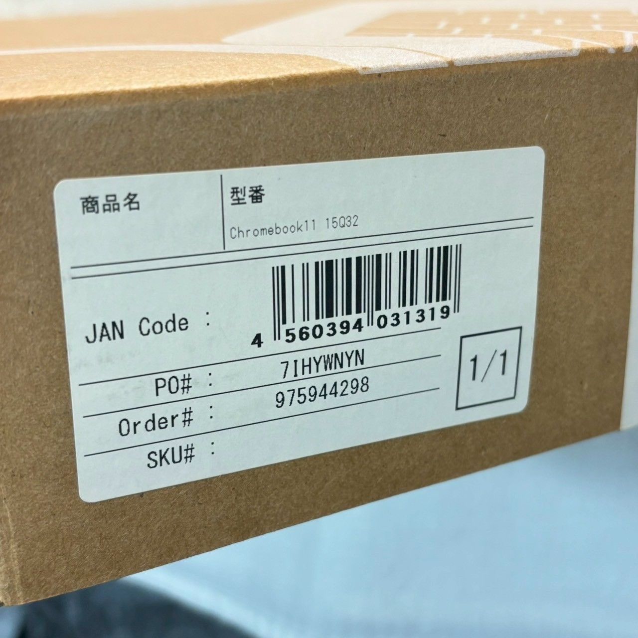 現状品 DELL|Chromebook|11|CB1C13|元箱|AC付属|No.702
