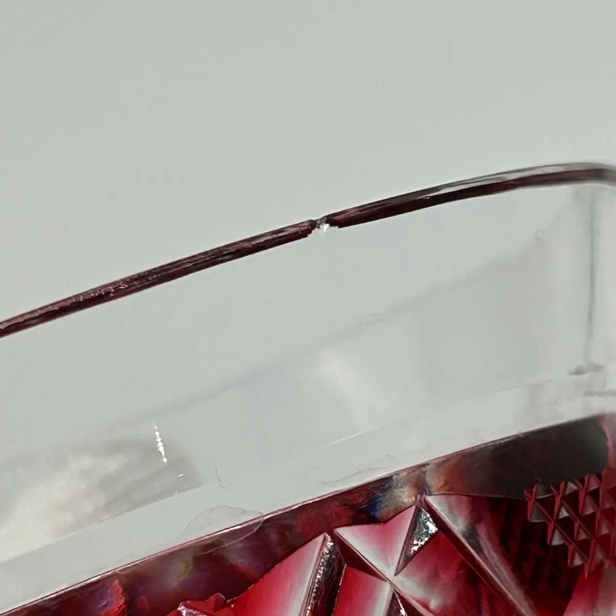 島津薩摩切子 色被せガラス 冷酒器揃 島津磯斉彬竈 デカンタ 冷酒グラス