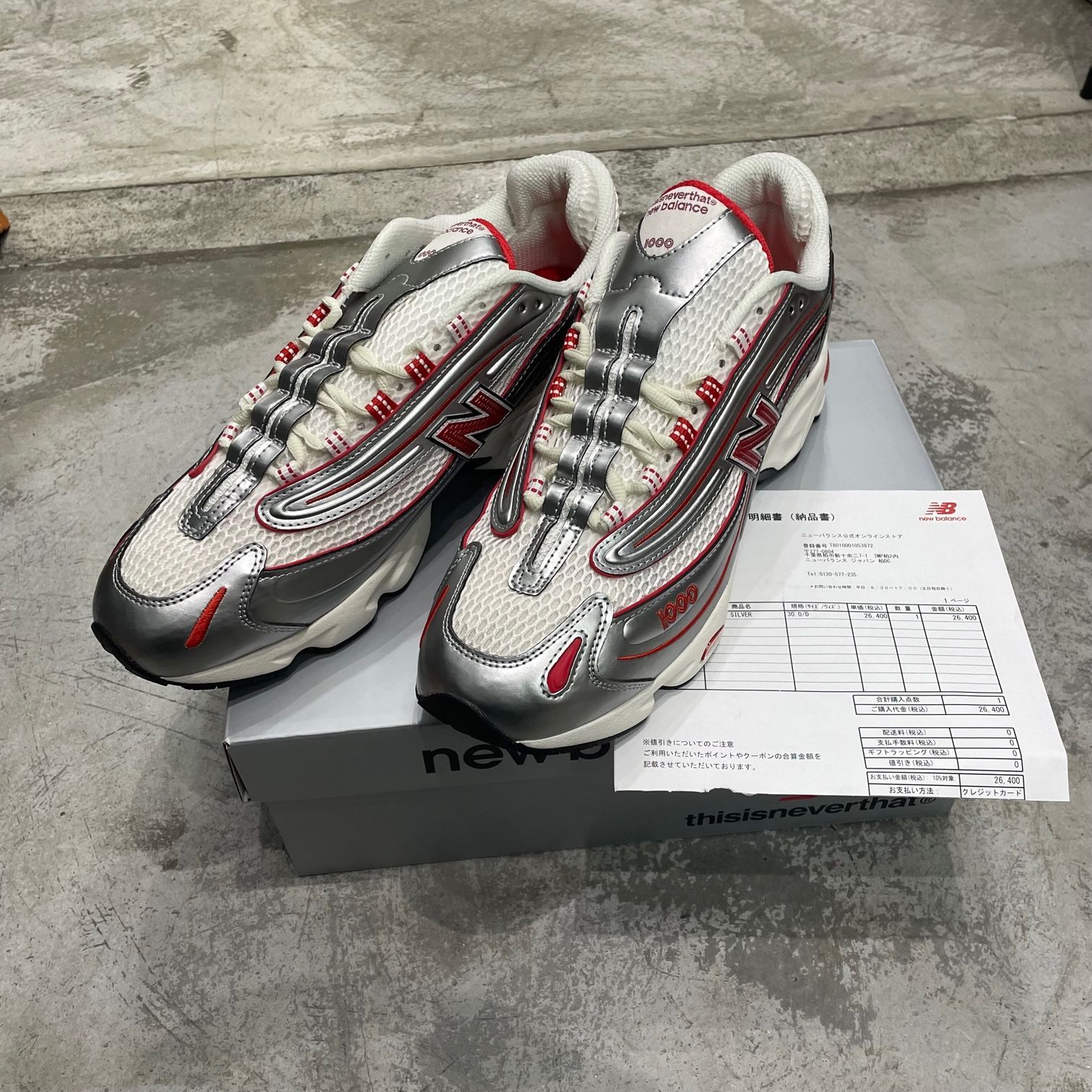 未使用品 国内正規 Thisisneverthat New Balance 1000 コラボ