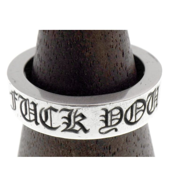 クロムハーツ CHROME HEARTS 6mm SPACER FUCK YOU 6mm スペーサー ファックユー シルバー リング n9592