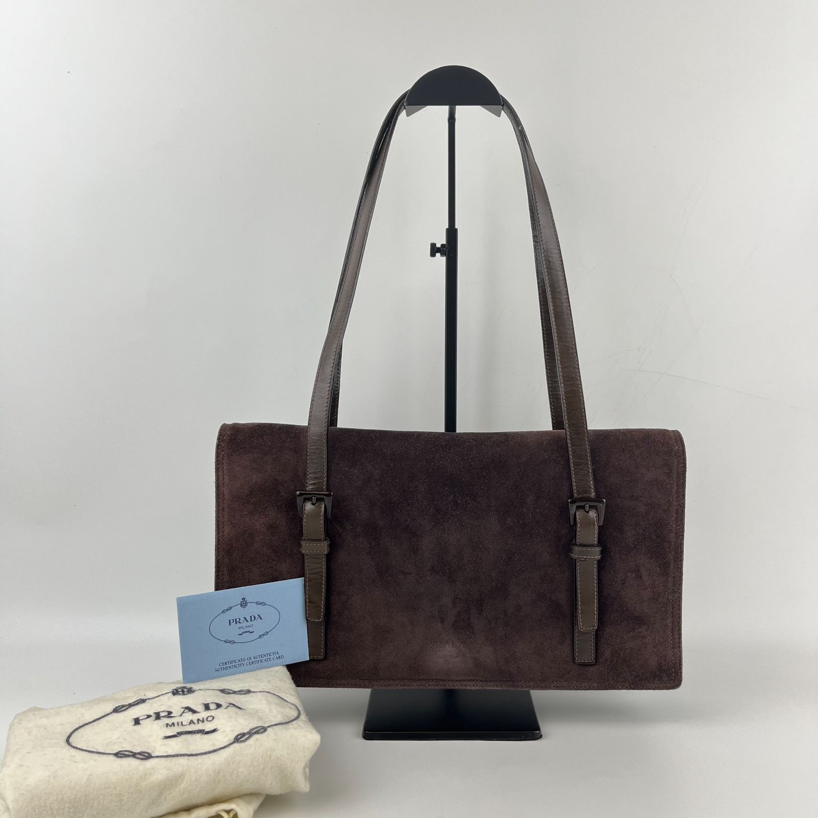 PRADA プラダ ハンドバッグ ショルダーバッグ 肩掛け ブラウン