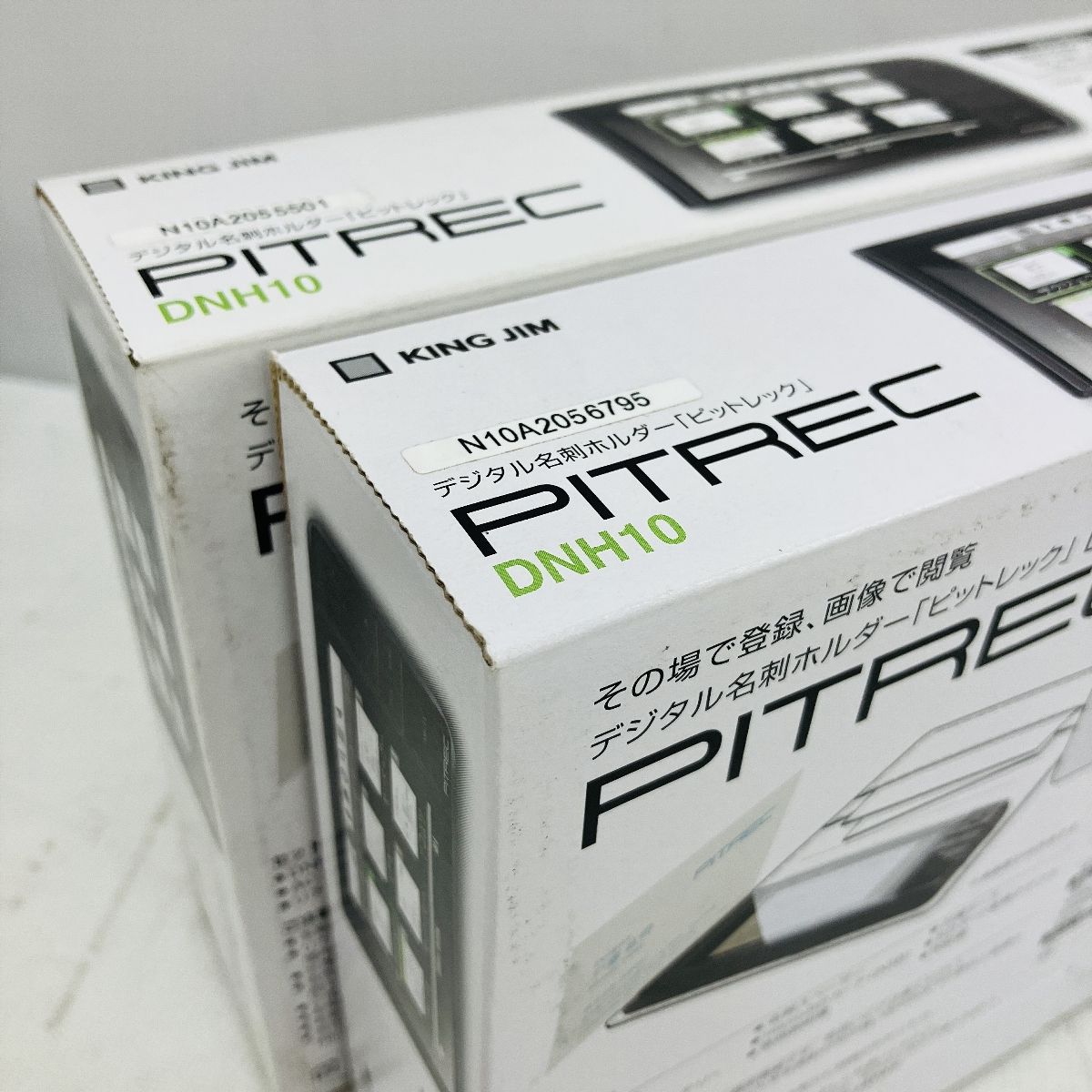 キングジム DNH10 デジタル名刺ホルダー ピットレック 2個セット ビジネス 名刺入れ KING JIM C10085987
