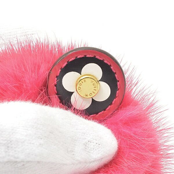 ルイヴィトン ポルト クレ マザーズデー ファーM62571 バッグチャーム