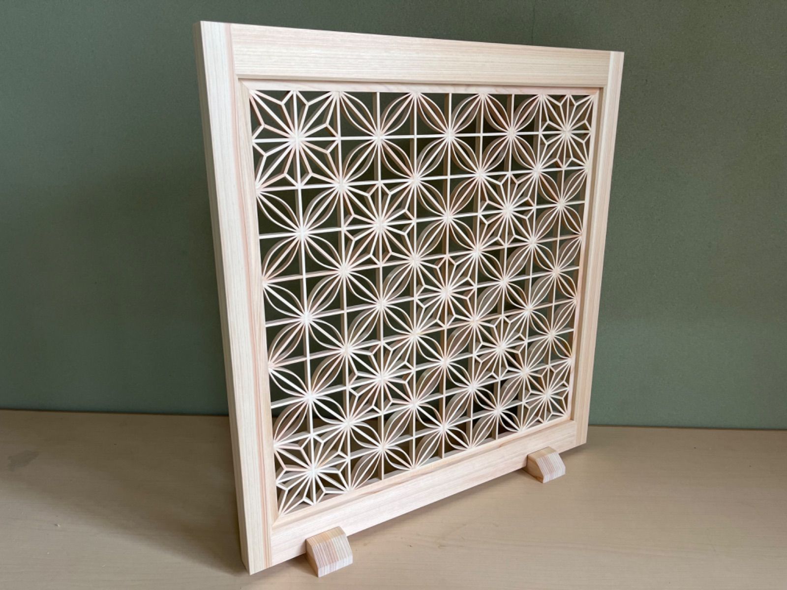 組子細工、組子、組子アートパネル、伝統工芸 組子細工アートパネル パターン8 - メルカリ