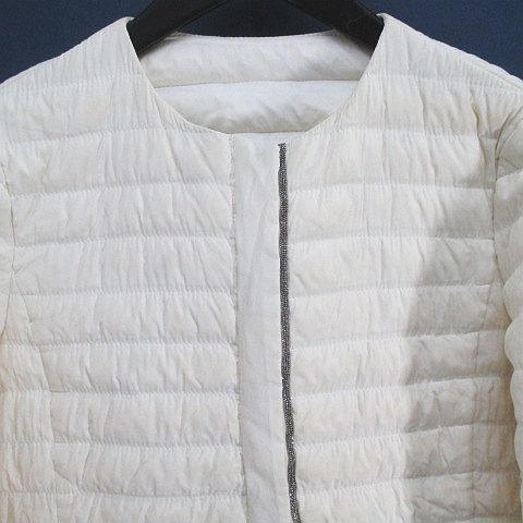 ブルネロクチネリ BRUNELLO CUCINELLI ダウンジャケット 40 白系