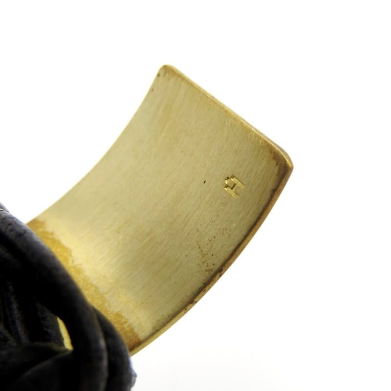 hender scheme エンダースキーマ　レザー　バングル　S Hender Scheme (エンダースキーマ) python silver bangle S