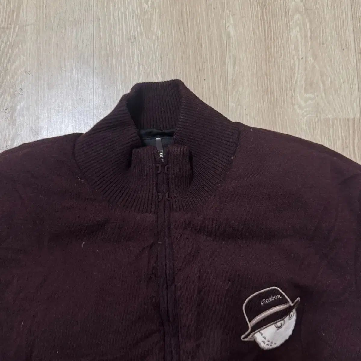 MALBON GOLF マルボンゴルフ レディース ゴルフウェア 防風 ニット ジップアップ アウター L 95