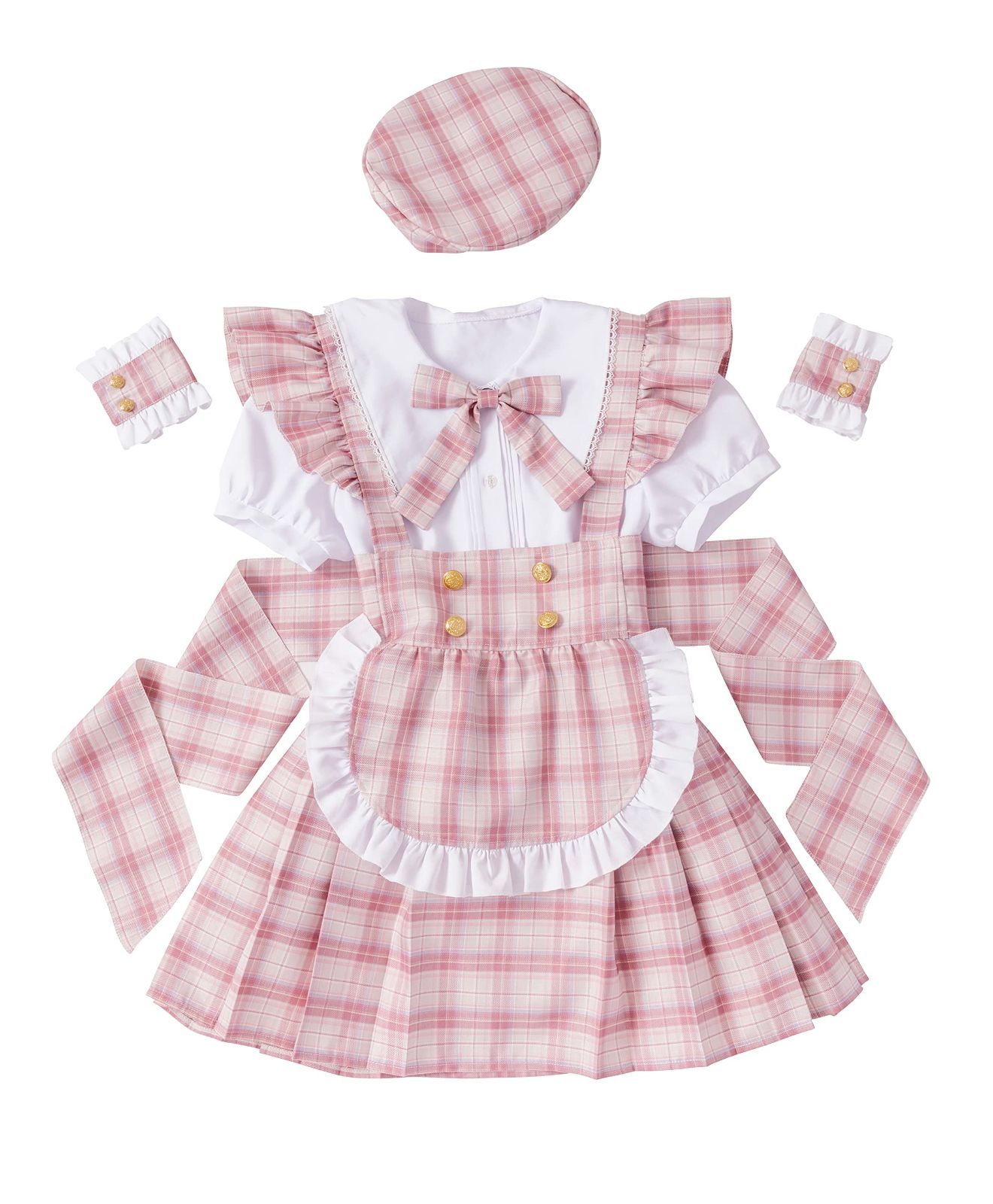 【新品】クリアストーン　リリカルパレットコスプレ　アイドルチェックメイド　ピンク Amazon | クリアストーン(Clearstone) リリカルパレット