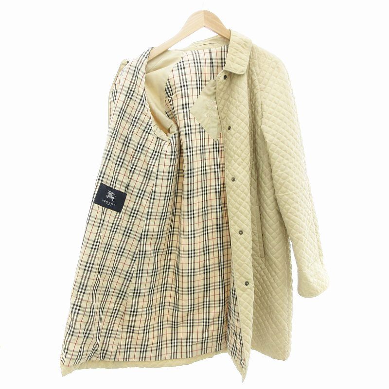 バーバリー BURBERRY キルティングコート 中綿 裏地ノバチェック