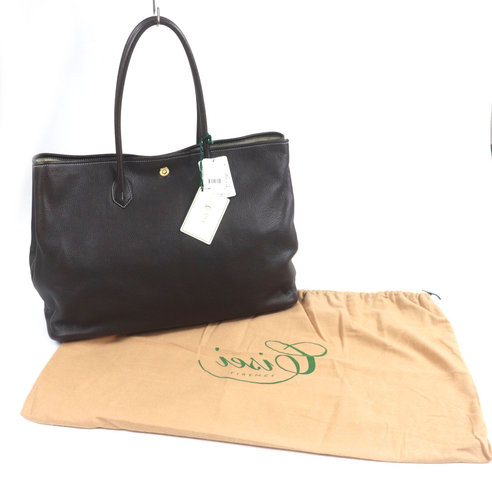 未使用品▽Cisei シセイ 0941 LD シュリンクレザー トートバッグ