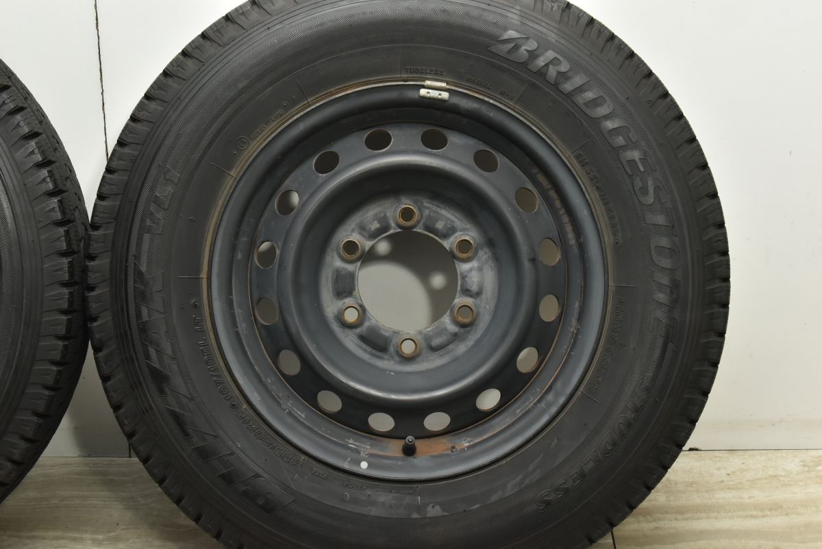 バリ溝 美品】トヨタ 200 ハイエース 純正 15in 6J +35 PCD139.7