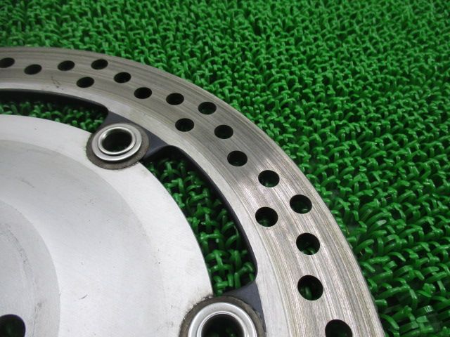 W650 フロントブレーキディスク カワサキ 純正 バイク 部品 EJ650A 曲がり無し そのまま使える W400 W800 L 車検 Genuine Ke BRIGHTFACE_UK