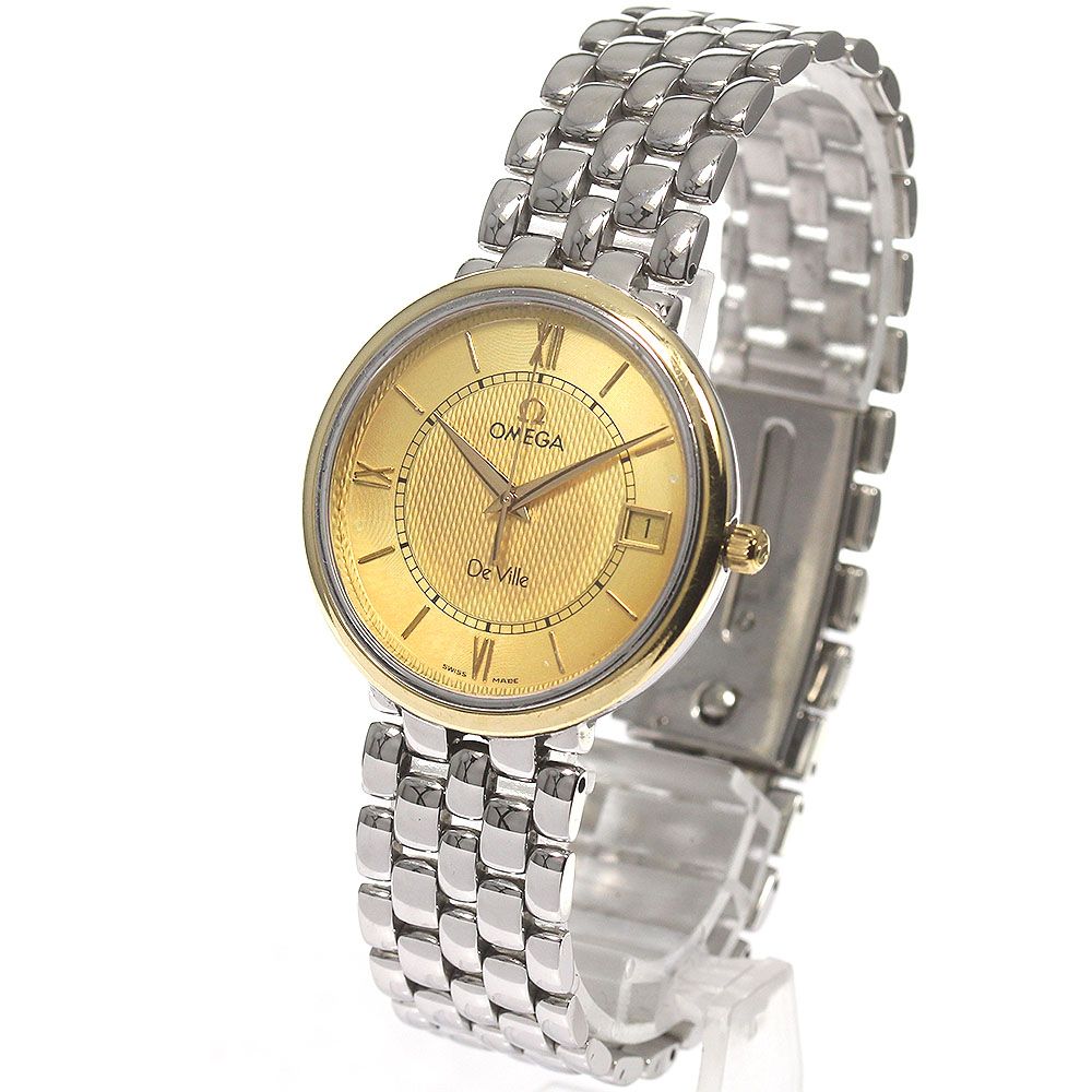 オメガ OMEGA デビル プレステージ デイト クォーツ メンズ_801392