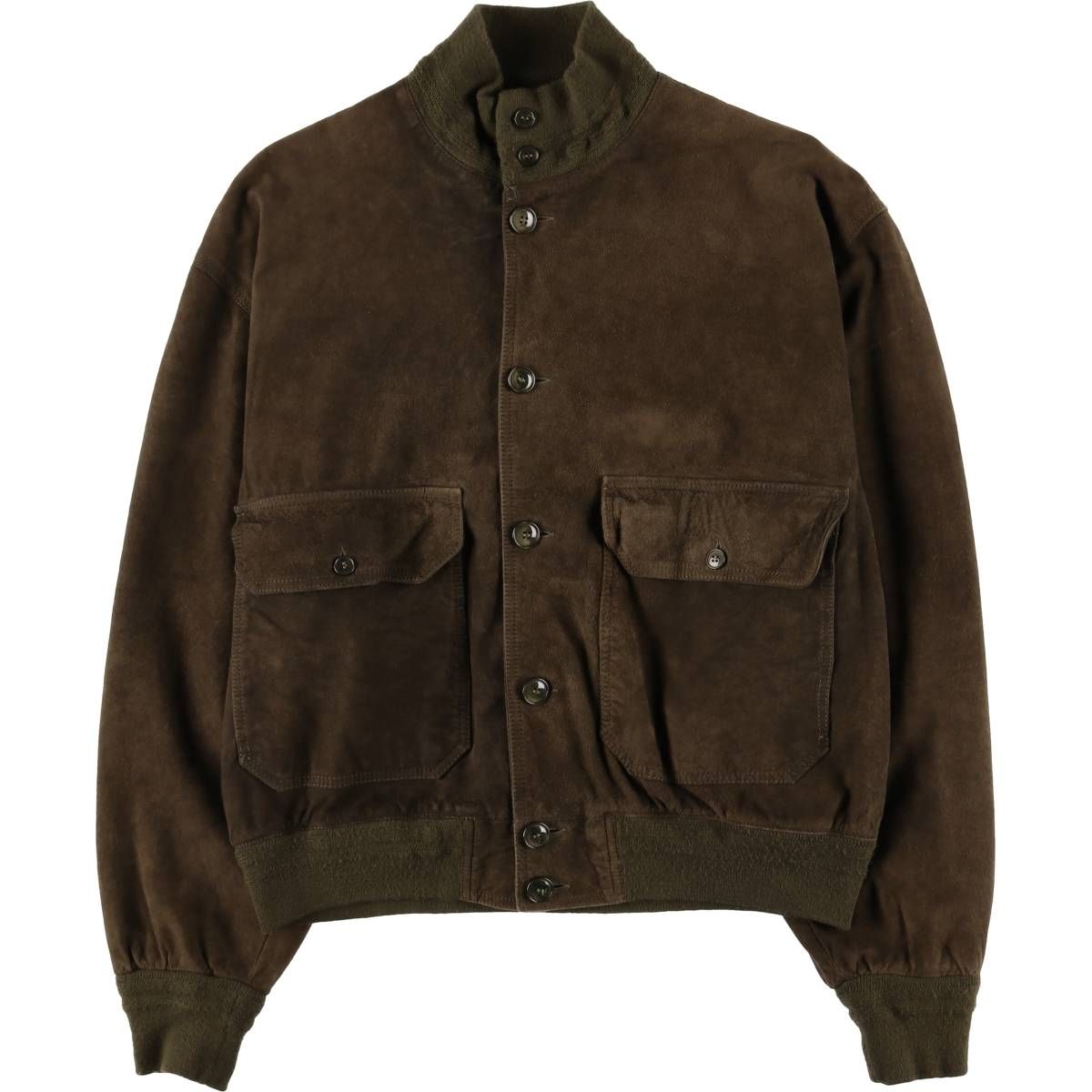古着 VERA PELLE スエードレザージャケット イタリア製 メンズL相当|eaa589361