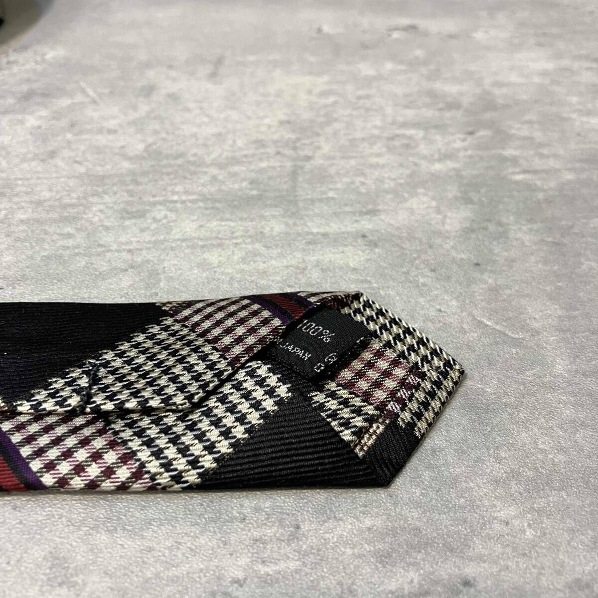 Yohji Yamamoto COSTUMED HOMME チェック ネクタイ マルチカラー