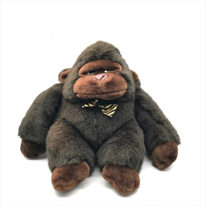 良品 HIROKUN HOUSE gorilla ゴリラ ぬいぐるみ 親子セット レトロ 蝶