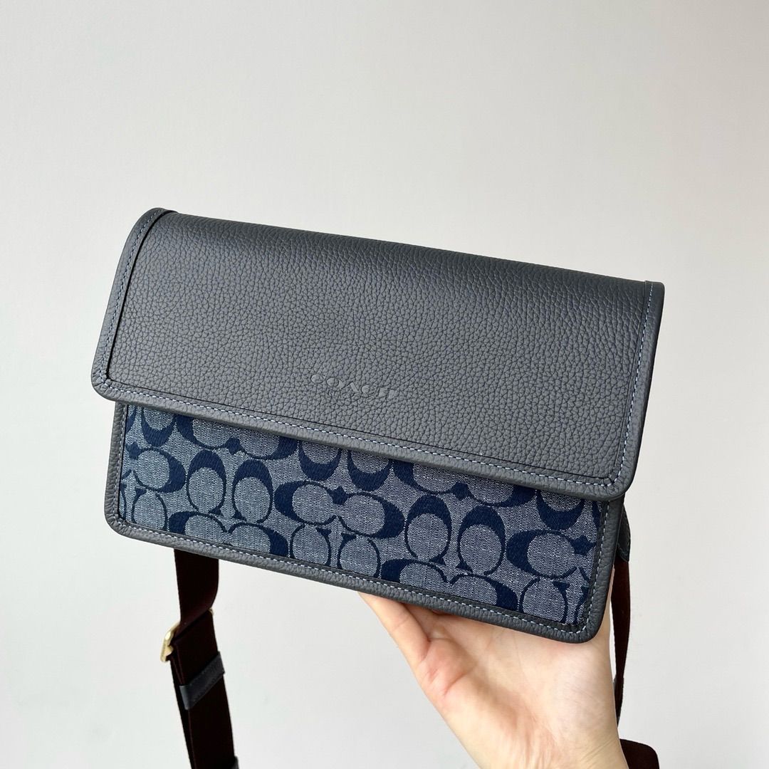 コーチバッグCOACHショルダーバッグ C8185 デニム クロスボディ斜  