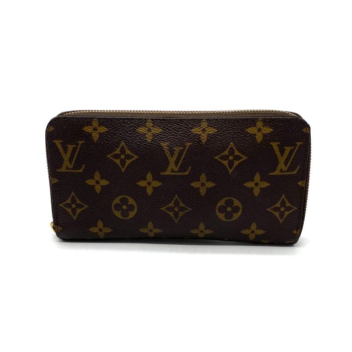 中古】良品 LOUIS VUITTON ルイ ヴィトン モノグラム レザー ラウンド  