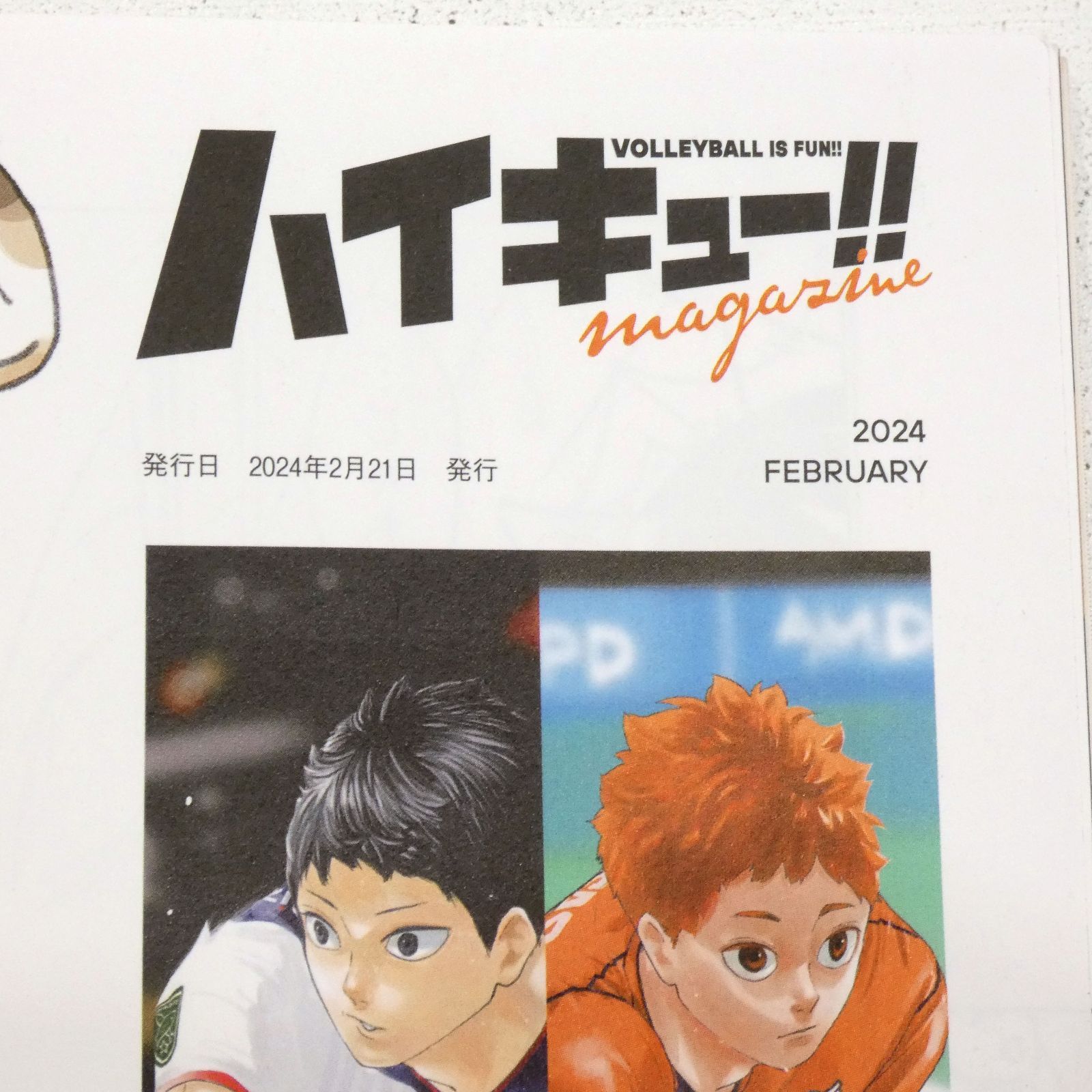 ハイキュー!! 10thクロニクル　magazine 2024  CUT 小牧店】「ハイキュー!! magazine 2024 FEBRUARY」「ハイキュー