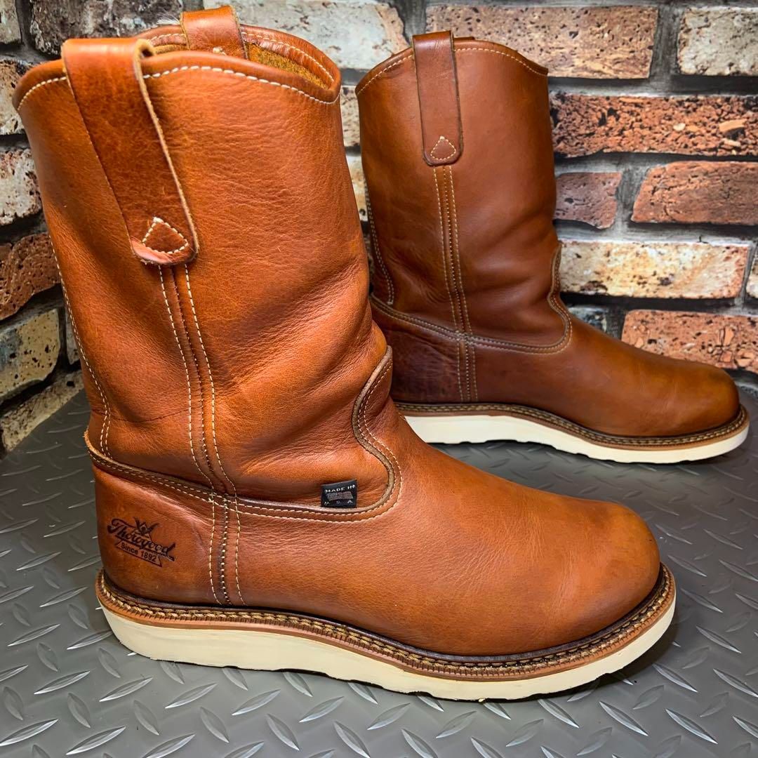 Thorogood ソログッド USA製 ペコスブーツ ブラウン US8.5