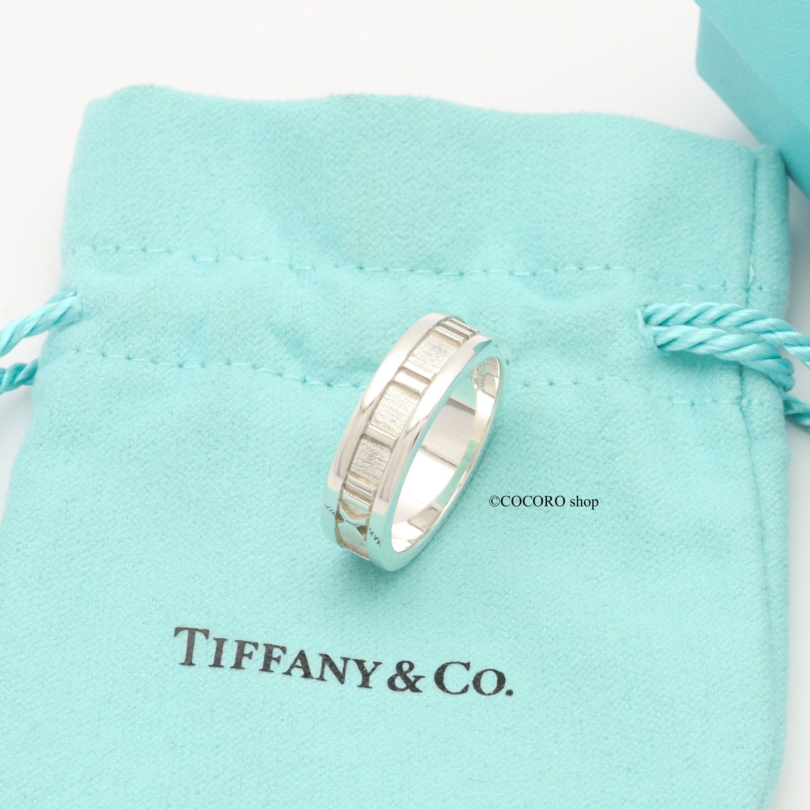 【美品】ティファニー TIFFANY＆Co. アトラス リング AG925