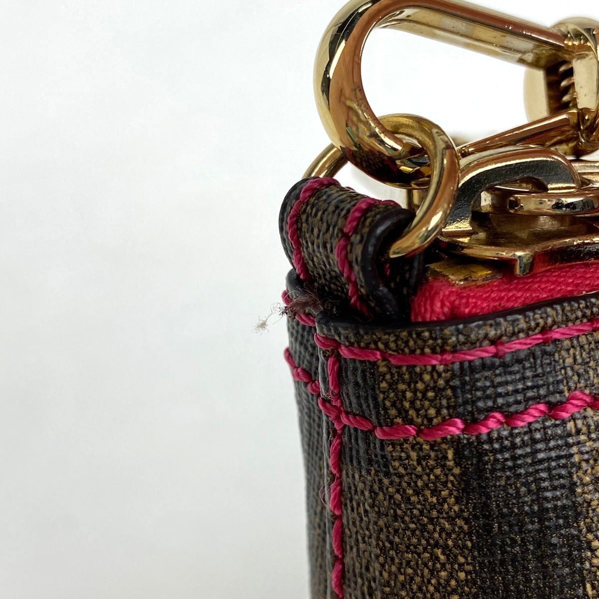 FENDI✨ズッカ柄 アクセサリーポーチ ミニボストンバッグ ハンドバッグ