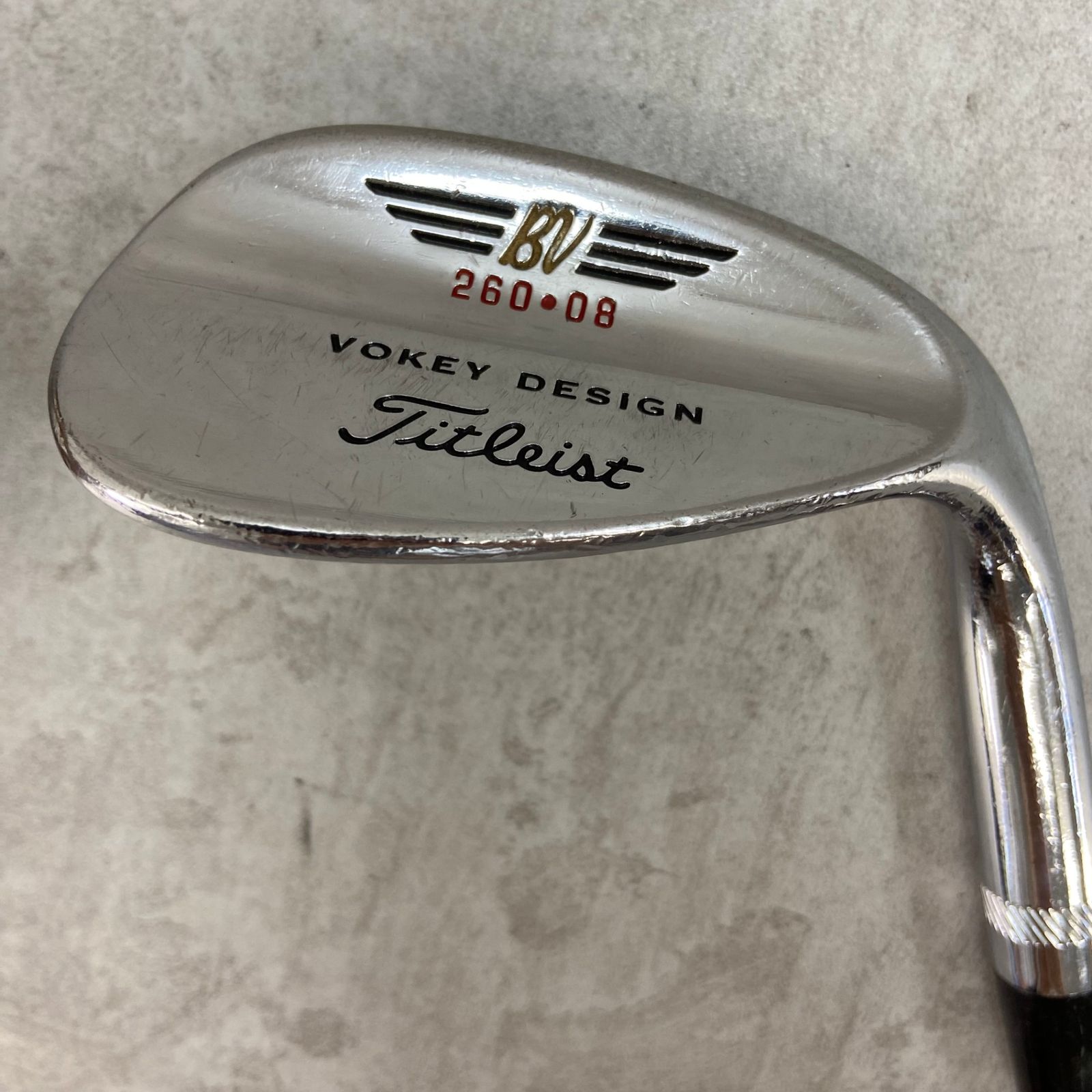 Titleist - ゴルフ レフティー Titleist vokey design Titleist Vokey Design BV Wedge 52° 08 Spin Milled Red Saw