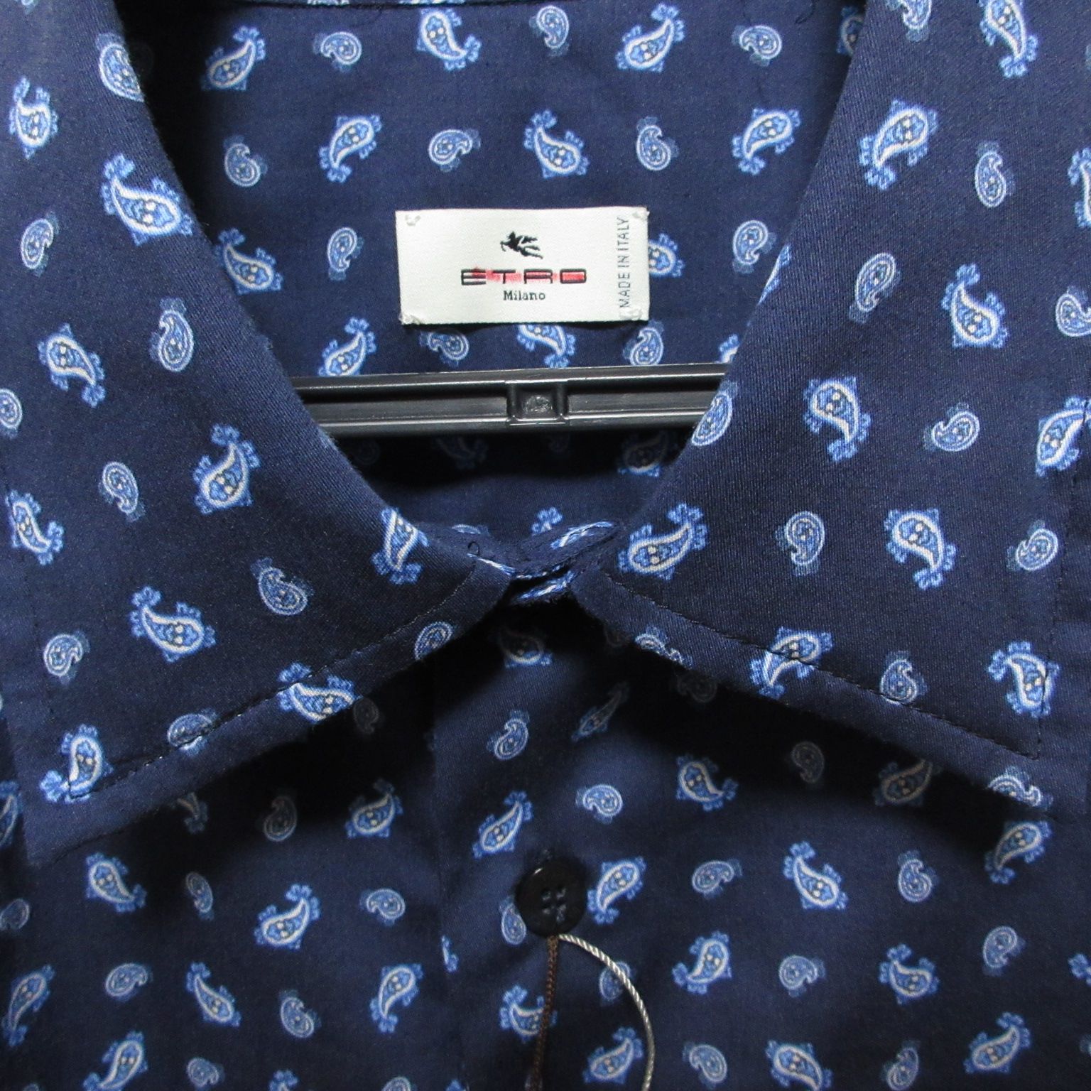 【即日発送・正規品】ETRO エトロ ペイズリーシャツ 39 イタリア製 新品エトロ メンズETROペイズリー柄シャツ 39 M - メルカリ