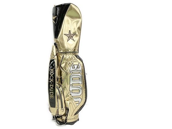 ROCK DUDE ロックデュード スタッズ キャディバッグ 9.5型 5分割 ゴルフ 中古 良好 Y8783985