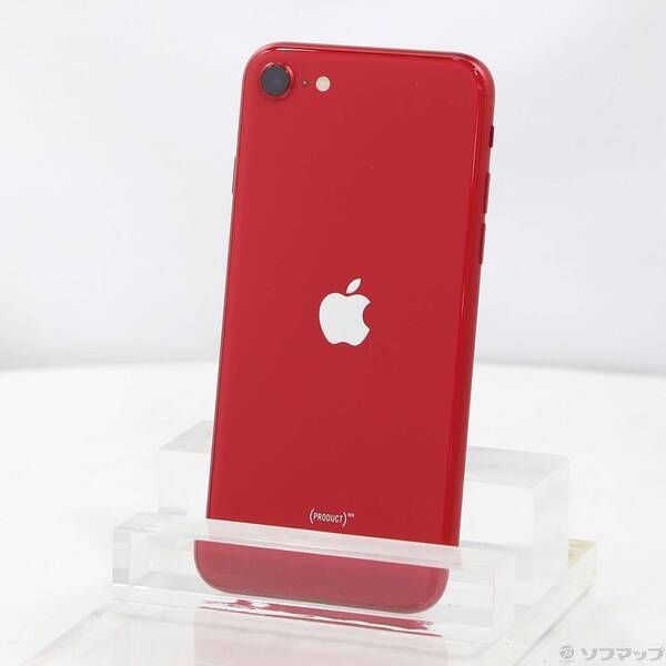 2カ所だけ難￼●iPhone SE第2世代 64GB ￼プロダクトレッド 中古品〕 iPhone SE 第2世代 64GB プロダクトレッド MHGR3J／A