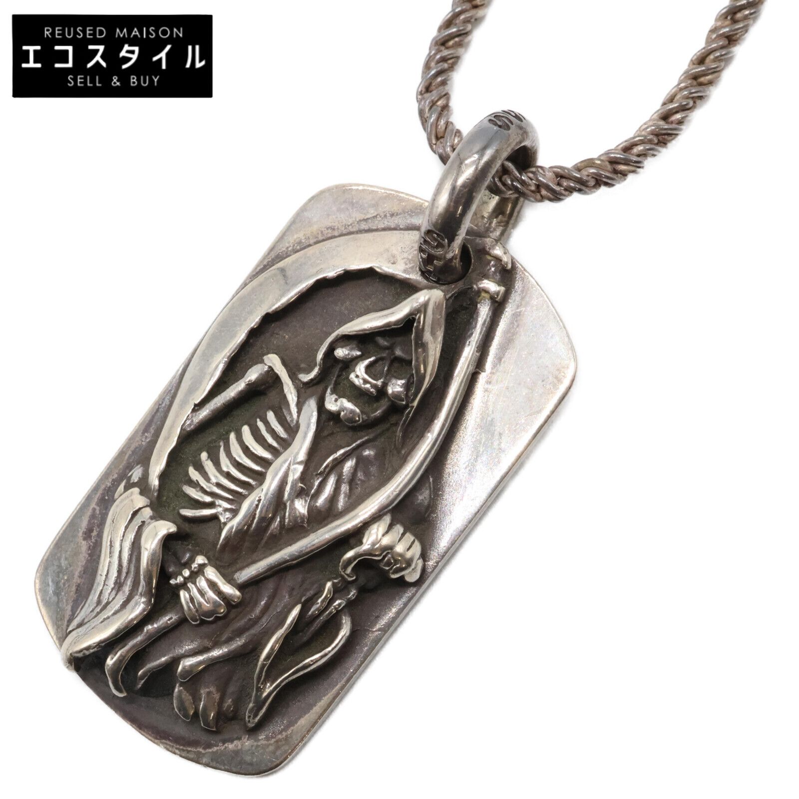 STANLEY GUESS スタンリーゲス 925 グリムリーパー ドッグタグ