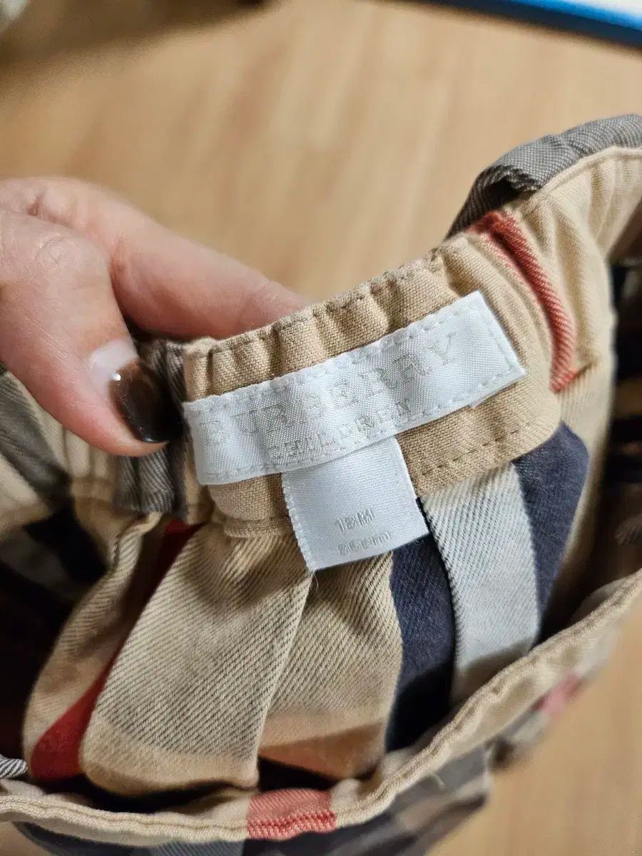 バーバリー キッズ サスペンダー スカート 18 M