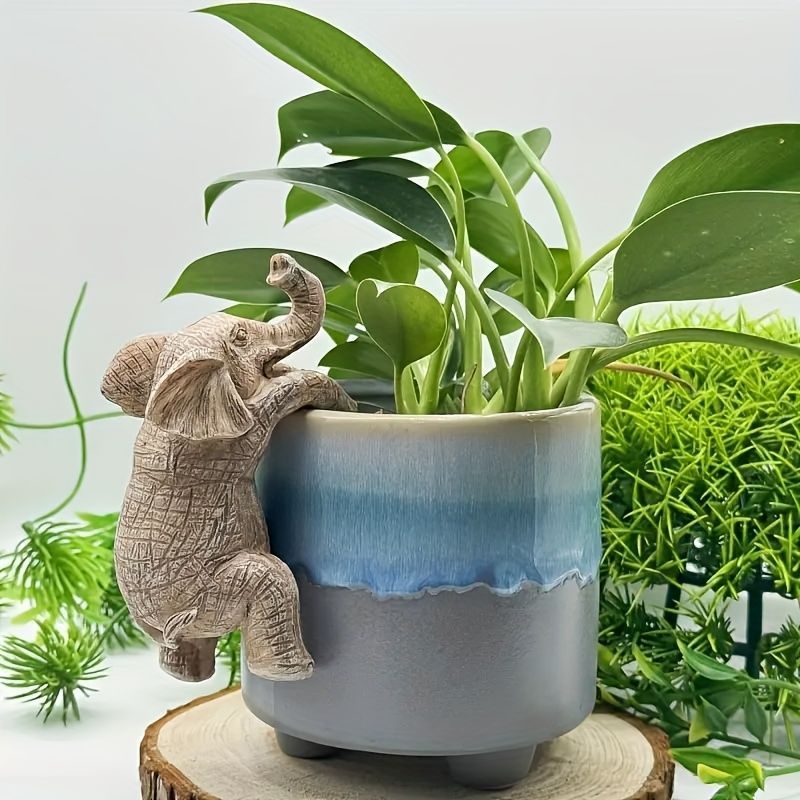 可愛い置物 吊り下げ オブジェ ガーデンオーナメント 室内インテリア ぶら下がって