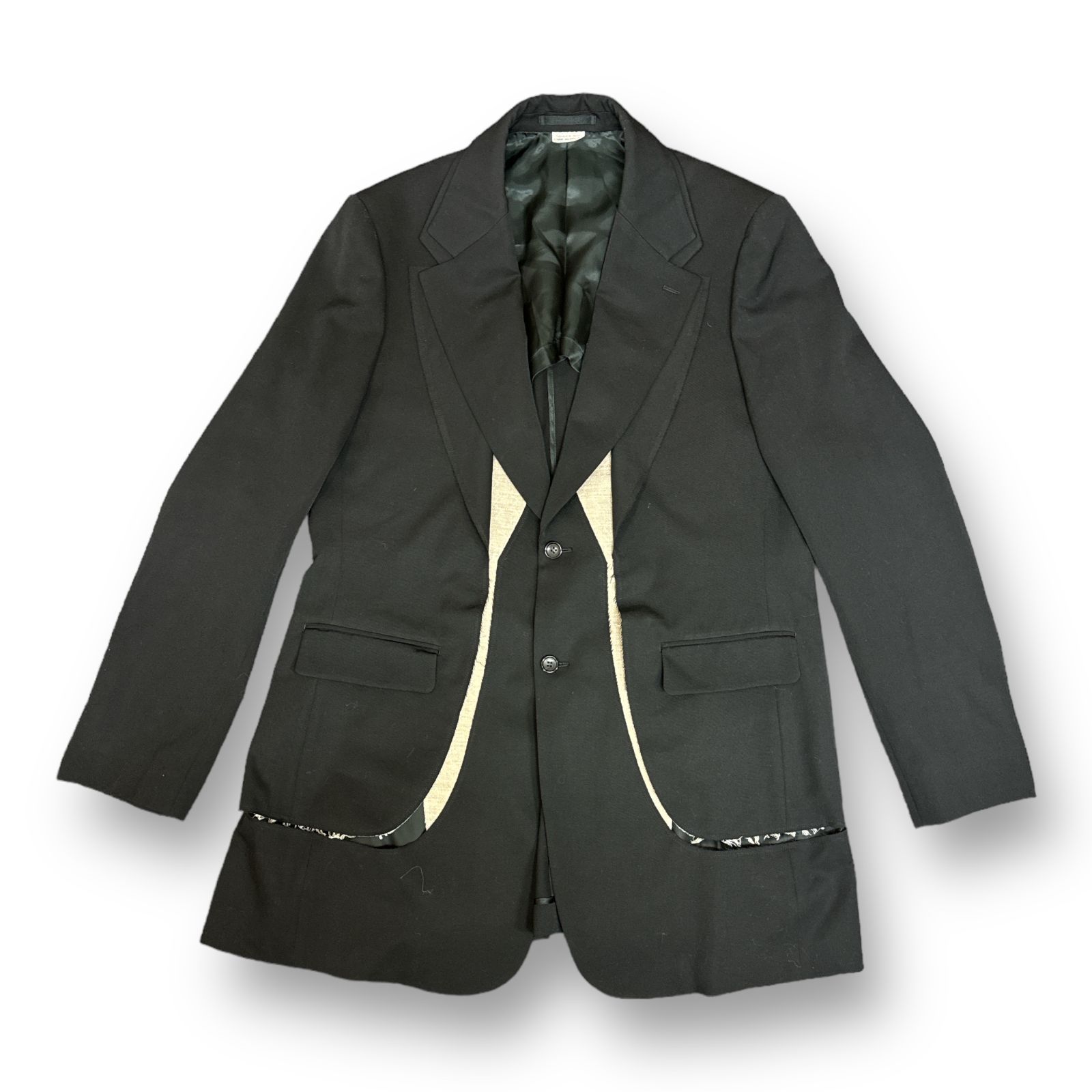 定価159500円 未使用 COMME des GARCONS HOMME PLUS レイヤード Tailored Jacket テーラードジャケット  コムデギャルソンオムプリュス PK-J050 63167A - メルカリ