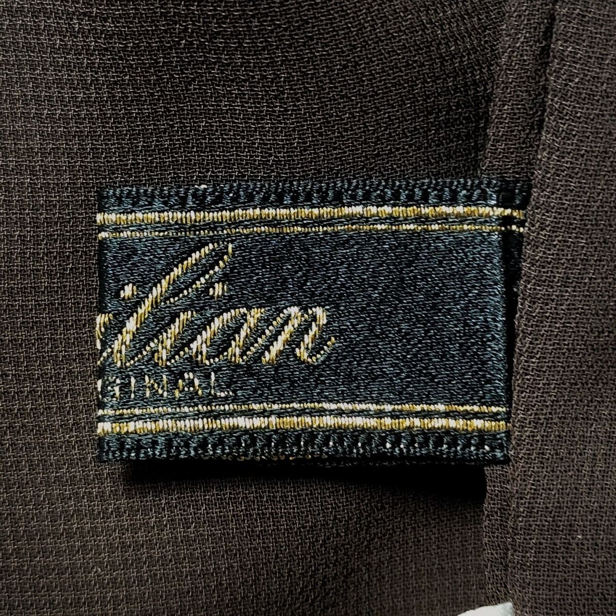 ダークブラウン×ブラウン×マルチ ペイズリー柄