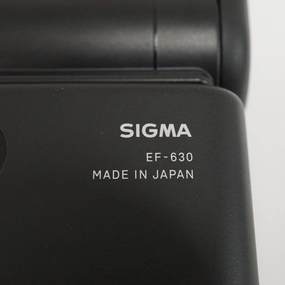 SIGMA エレクトロニック フラッシュ EF-630 ストロボ シグマ用 ガイドナンバー63 大光量 TTL バウンス 完動品 CP8364