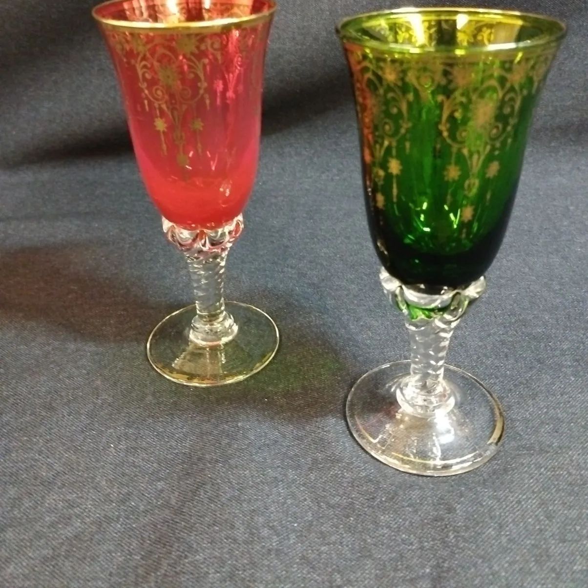 ベネチアングラス ワイングラス 4客セット おもい 