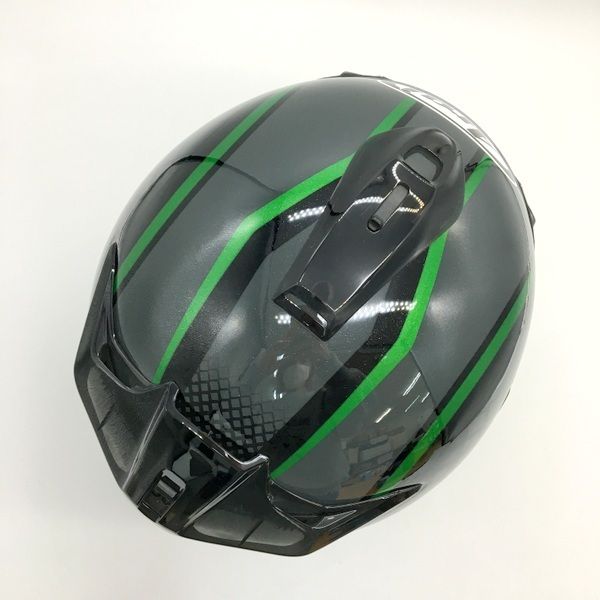 Arai VECTOR-X TAKEOFF Kawasaki限定カラー ベクターエックス テイクオフ ヘルメット Mサイズ グレー系 アライ カワサキ  バイクDF12909□ - メルカリ