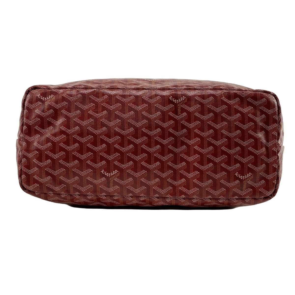 GOYARD(ゴヤール) トートバッグ サンルイPM レッド レザー - メルカリ