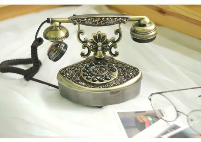 アンティーク機 55-B-PB ヨーロッパ風 装飾機 プッシュ式 骨董品 最新