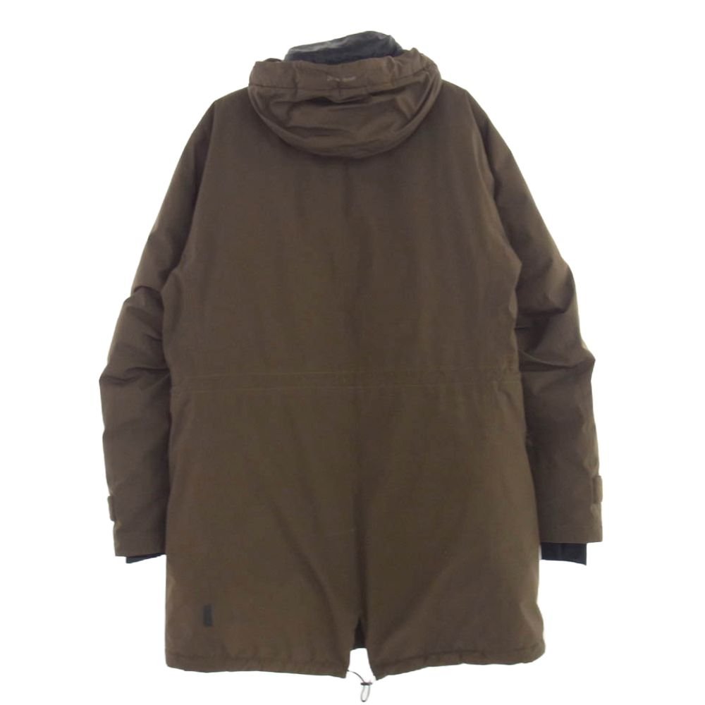 Herno ヘルノ 29157-27933-1 Laminar Gore-Tex ラミナー ゴアテックス ダウン フード コート ジャケット ダークブラウン系 48【中古】 Herno ヘルノ 29157-27933-1 Laminar Gore-Tex ラミナー ゴアテックス
