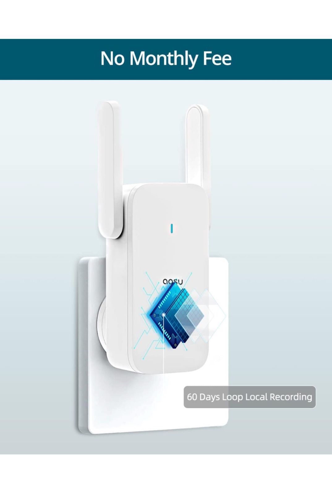 AOSU 5MP画質 インターホン ワイヤレス( 2.4/5 GHz WiFi )ドアホン