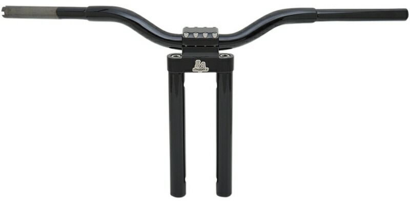 1-1/4インチ KAGE FIGHTER ストレート ライザー Tバー：グロスブラック/12インチ