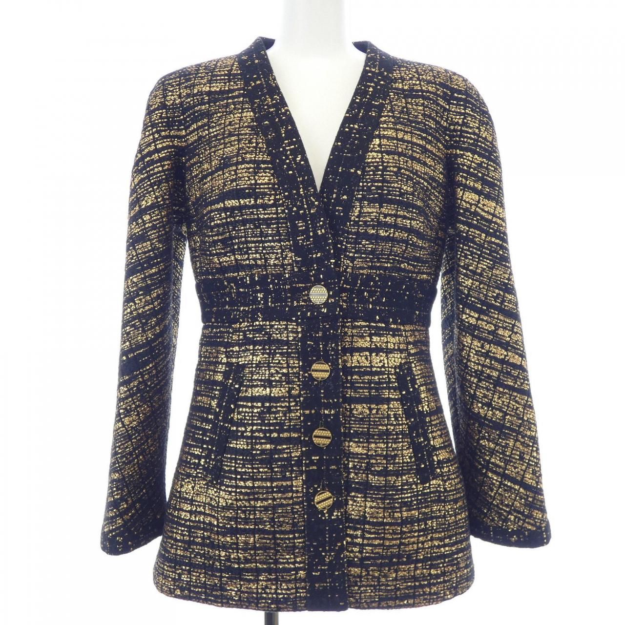 シャネル CHANEL P61802V47000 19A ノーカラージャケット