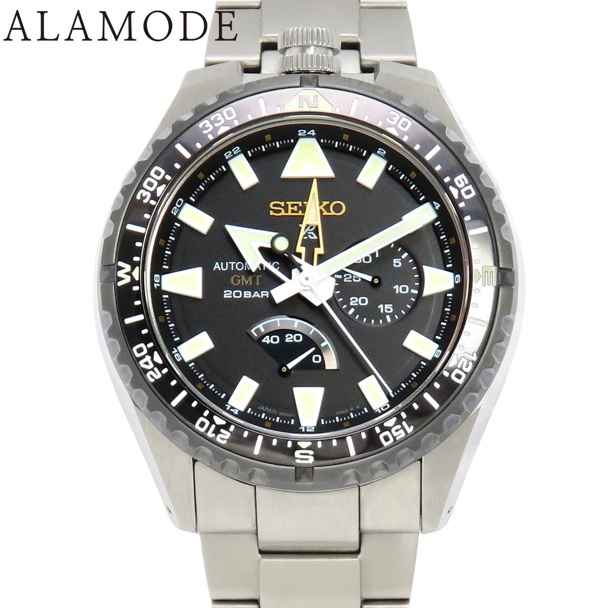 保証書付】セイコー ランドマスター SBEJ003 TI チタン 自動巻き  