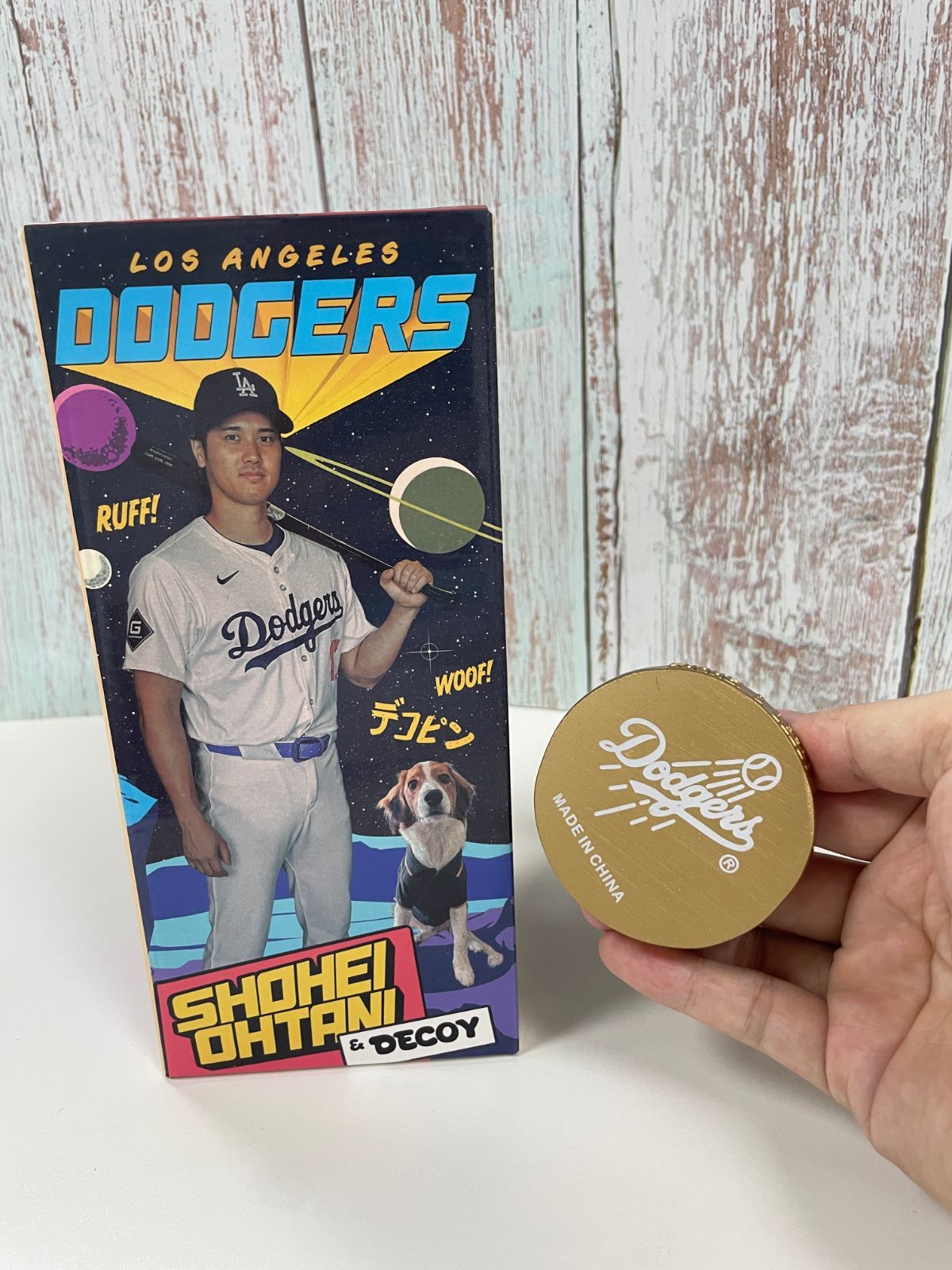 金色 大谷翔平 デコピン バブルヘッド+ボブルヘッド ゴールド